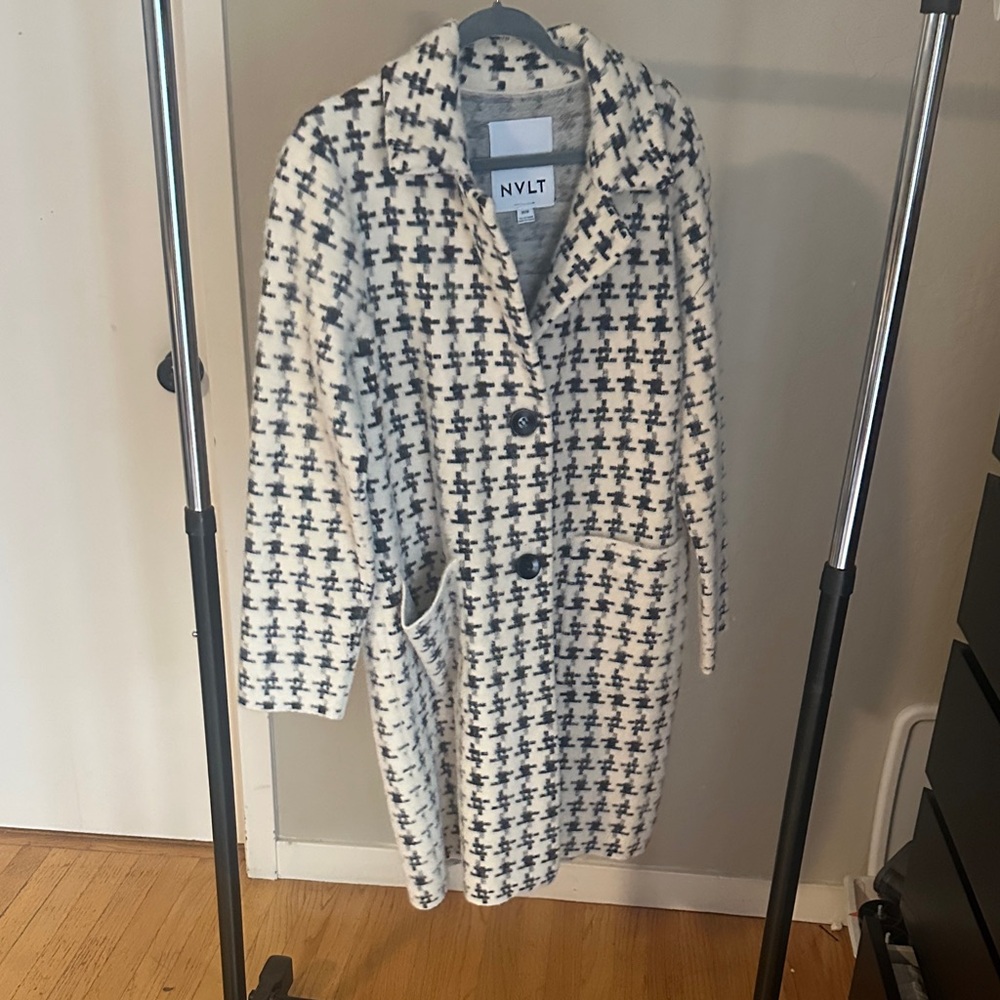 NVLT Houndstooth Coat “Coatigan”